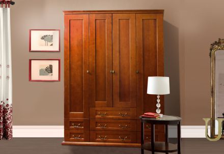 Wardrobe with 3 doors, 4 doors with drawers, фото - 3